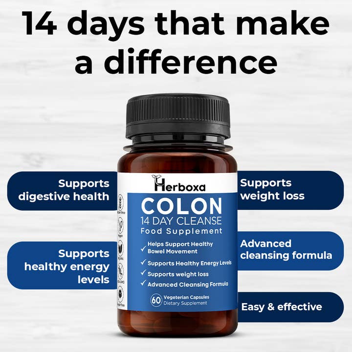 Likasso – wholesale Oral supplement/vitamin – Herboxa COLON 14 Day Colon Cleanse - Cleansing Formula1