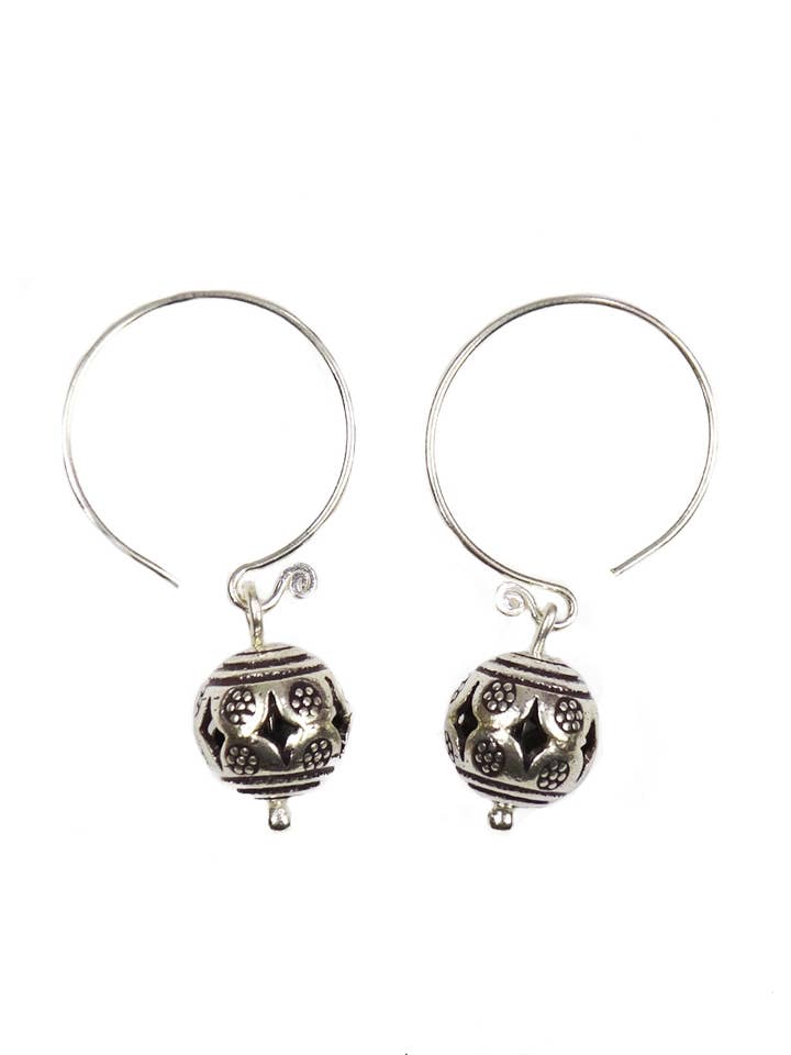 Tribal Beaded Earring for wholesale by Zig Zag Asian Collection