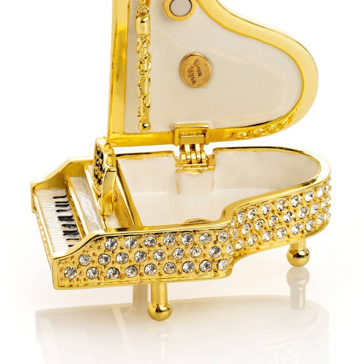 Keren Kopal - Wholesale Jewelry Box/Organizer - Golden White Piano6