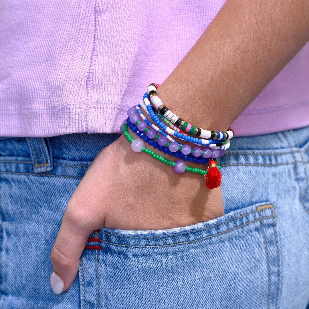 INK + ALLOY - Vendita all'ingrosso Parure di gioielli - Set di 8 Braccialetti Misti Rio all'Ingrosso1