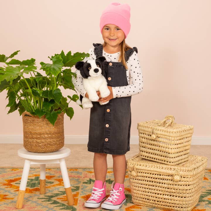 Teddy Hermann - Wholesale Stuffed/Plush Toy - Kids & Baby - Border Collie puppy sitting 25 cm - plush toy - stuffed toy