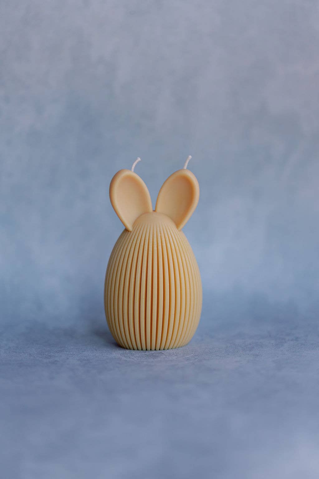 Verba Candle Co – wholesale Prydnadsljus – Randigt påskhareäggljus, bordsdekoration3