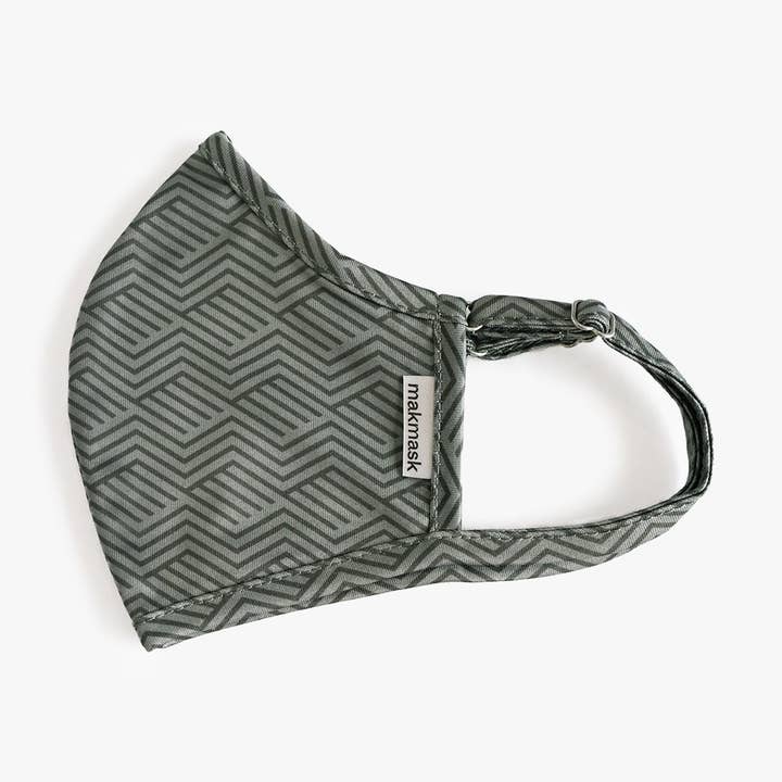 Twisty Lines Mask for wholesale by MakMask