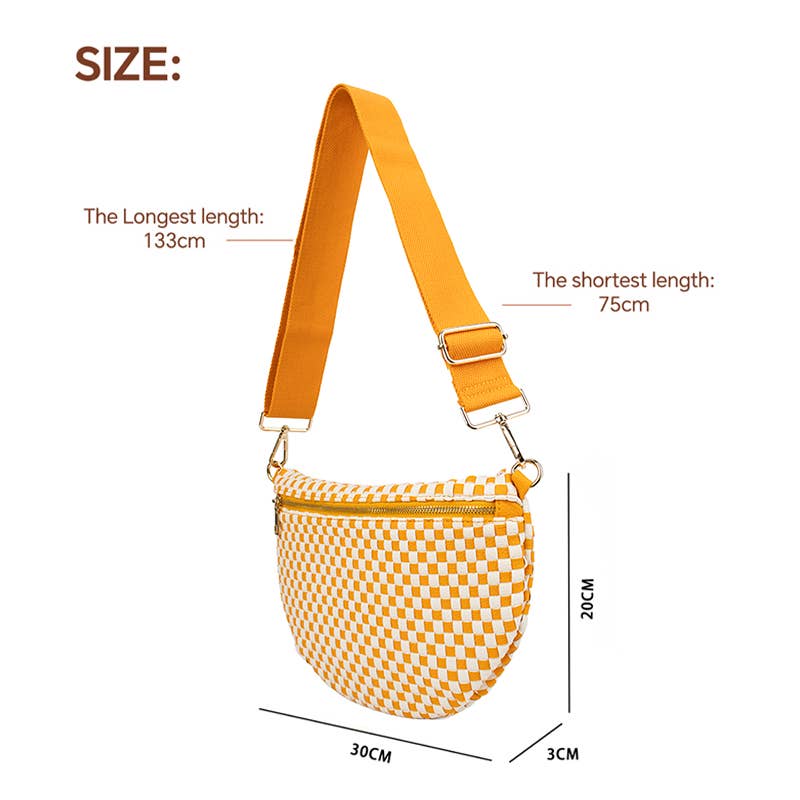 Babs + Birdie - Vendita all'ingrosso Marsupio - Donna - La Fiona | Marsupio a Quadri Intrecciato (10 Colori)30