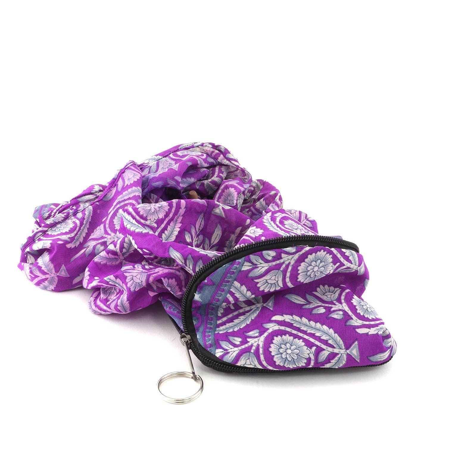 Multi Recycled Sari Sadhu Bag for wholesale on Faire7