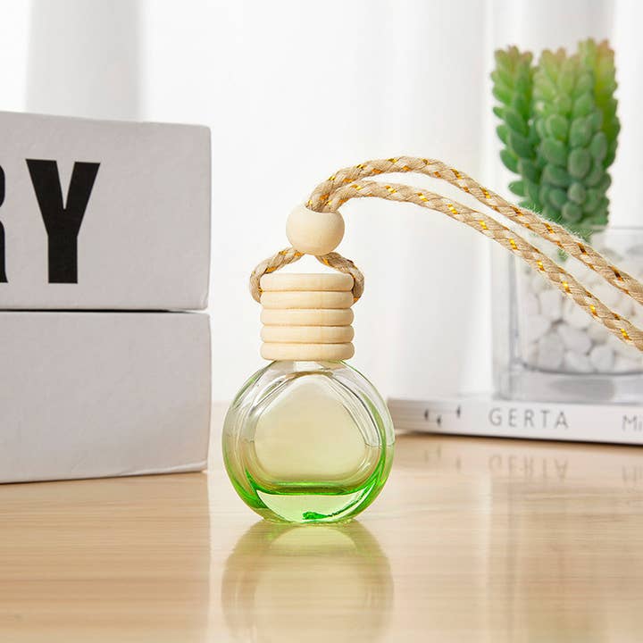 Candles Meta - Wholesale Car Freshener - Unisex - 10ml Colored Round Car Air Freshener Hanging Empty Bottle