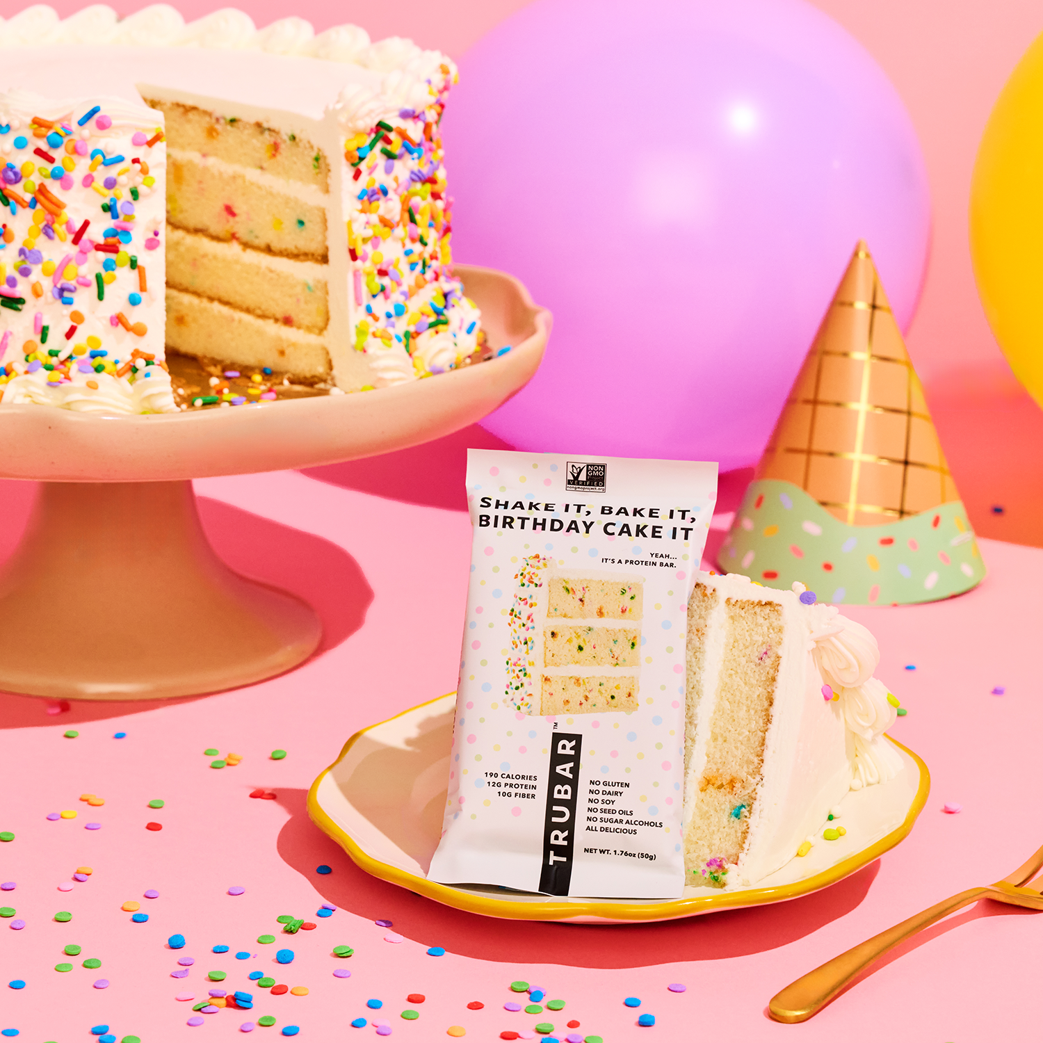 TRUBAR - Wholesale Snack Bar - 🍰🎈 NEW! Shake It, Bake It, Birthday Cake It 3