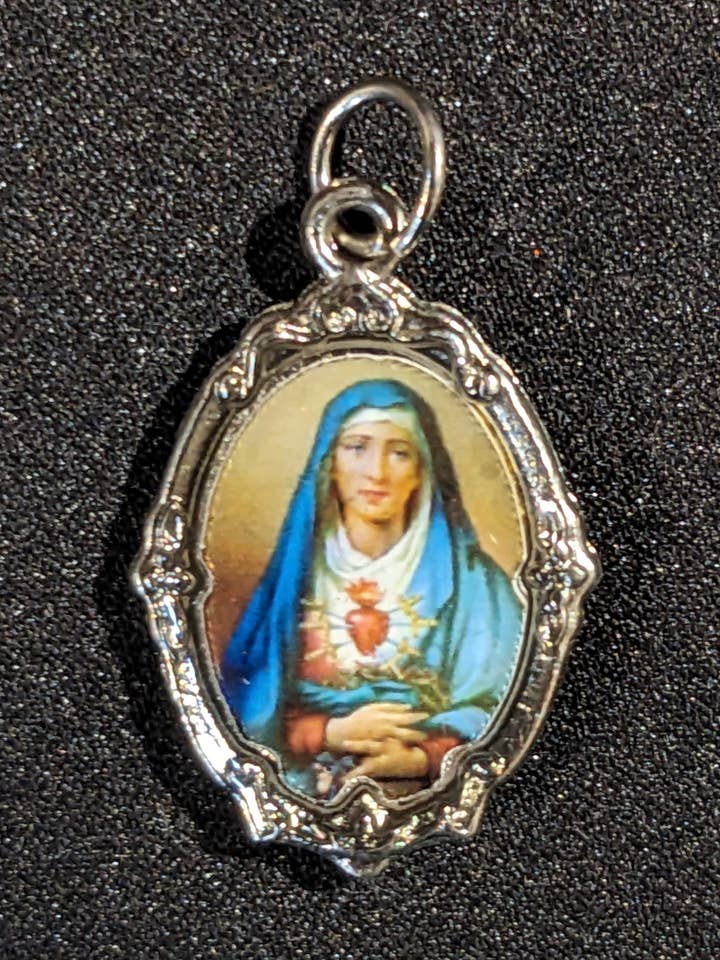 Sacred Heart of Mary Saint Medal for wholesale by Camino TX