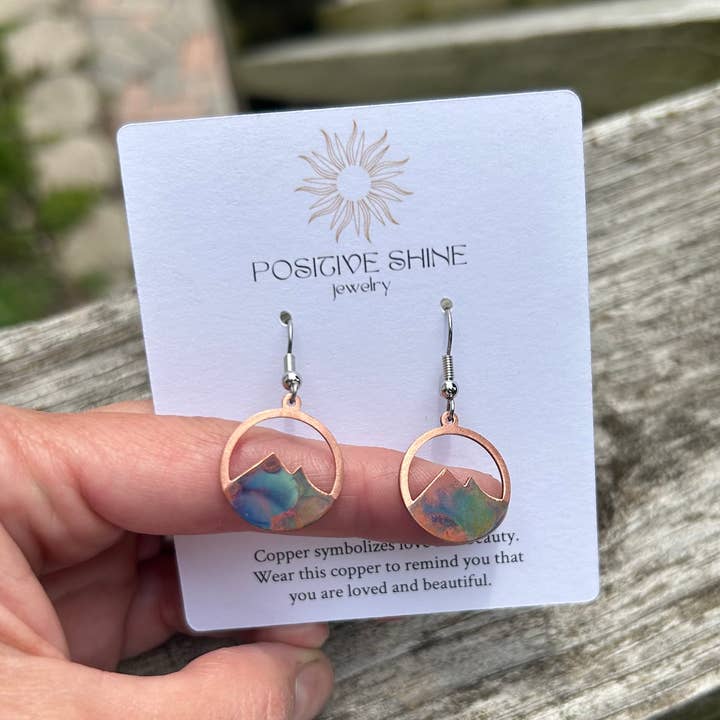 Mountain Earrings for wholesale by Positive Shine Jewelry