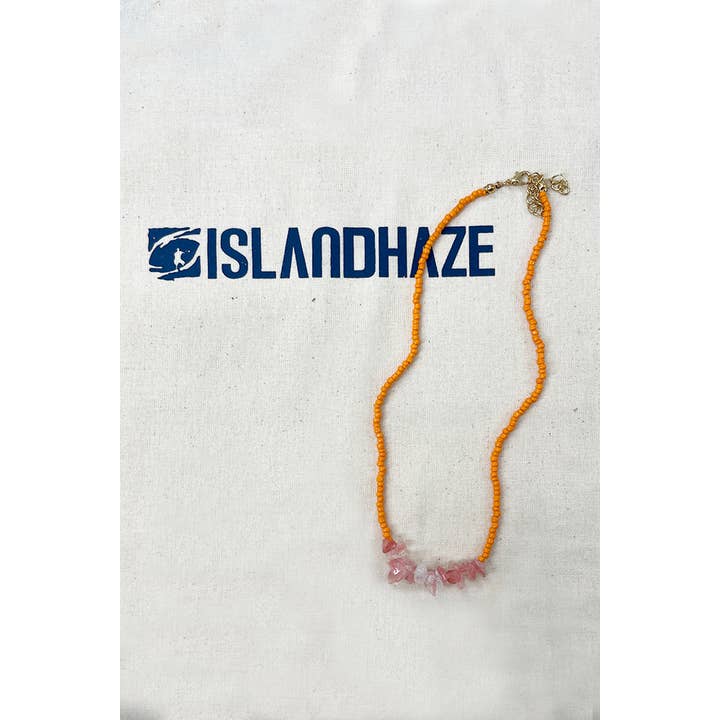 Islandhaze - Wholesale Beaded/Pearl Necklace - Rice Beads with crystal stone necklace13