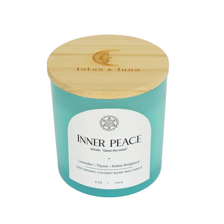 Lotus and Luna - Wholesale Jar/Filled Candle - Inner Peace Candle5