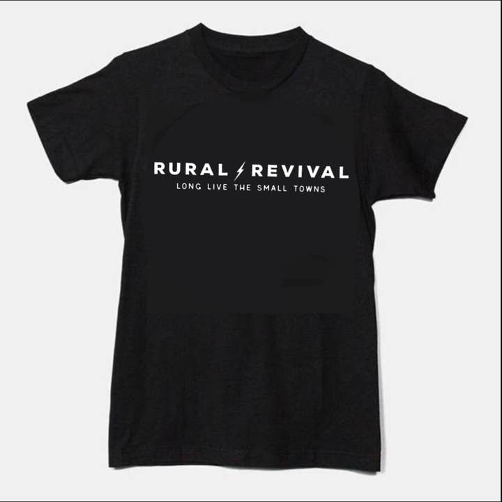 Rural Revival Lightning T-Shirt (Black) for wholesale by Rural Revival