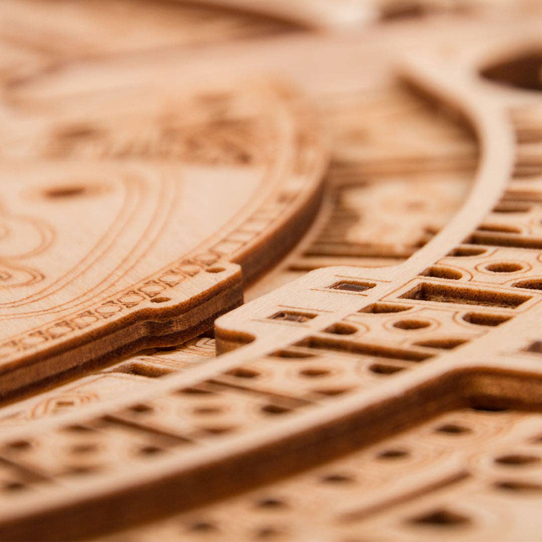 WoodTrick - Wholesale DIY Craft Kit - Wood Trick Maya Calendar Wooden 3D Mechanical Model Kit10