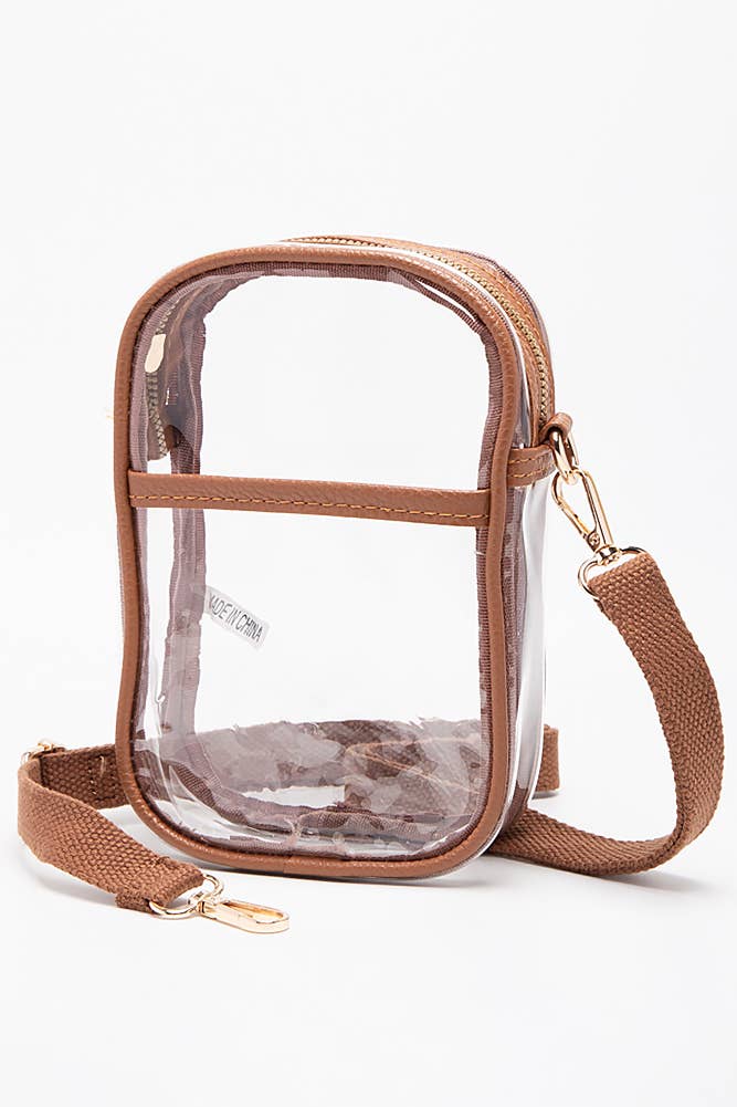 Hana - Venta al por mayor Bandolera - Mujer - Bolsa Crossbody Stadium transparente13
