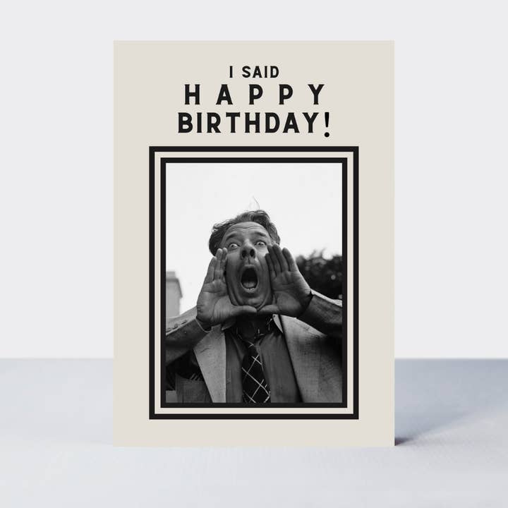 Piccalilli I Said Happy Birthday Card for wholesale by Petimo