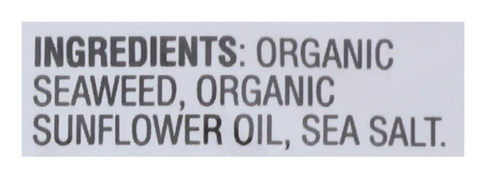 KeHE Distributors, LLC - Wholesale Crackers - Gimme Seaweed Snack Roasted Sea Salt Organic 0.35 oz3