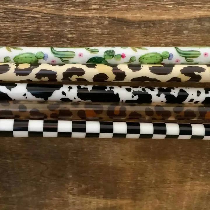 Sip Sleeves ~ Insulated Cup Sleeves and Drink Accessories - Wholesale Drinking Straw - 9" Fun Reusable Drinking Straws Ind. Wrapped for Resale1