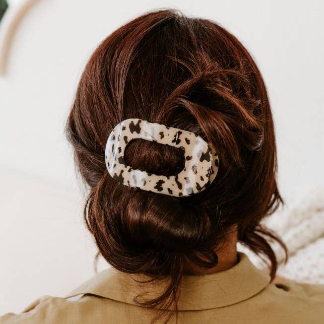 TELETIES - Vendita all'ingrosso Fermaglio per capelli - Donna - Fermaglio per capelli rotondo e piatto | Medio | Tartaruga bionda3