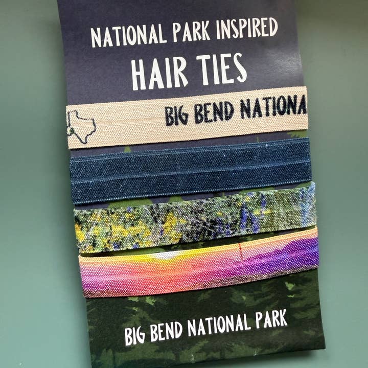 National Parks and Beyond - Wholesale Hair Tie - National Park Inspired Hair Bands