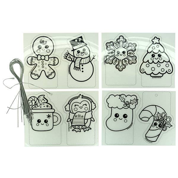 Kipp Brothers - Wholesale DIY Craft Kit - DIY Shrink Film Holiday Ornament Kit0