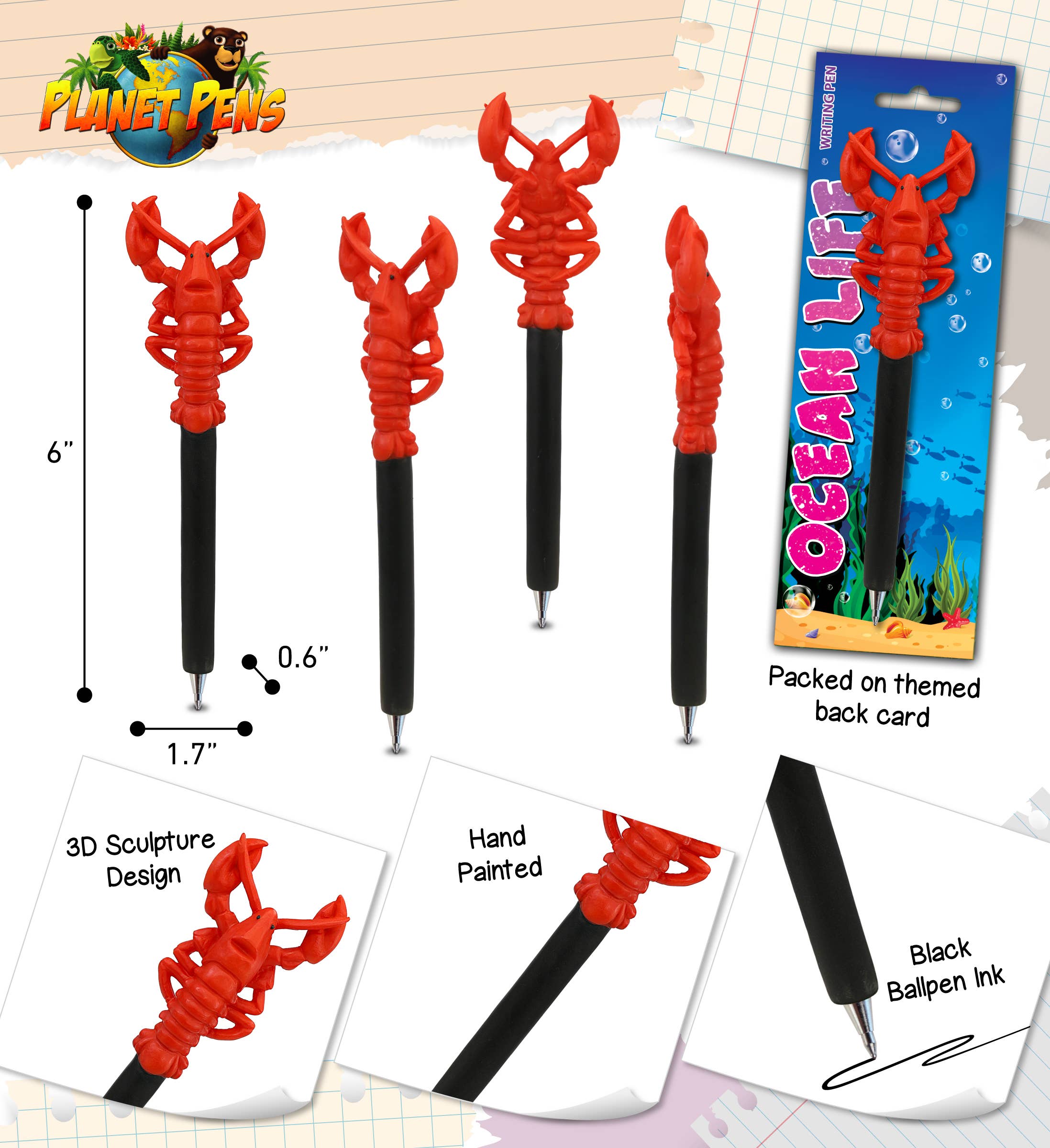 Cota Global - Wholesale Pen - PLANET PEN - LOBSTER2