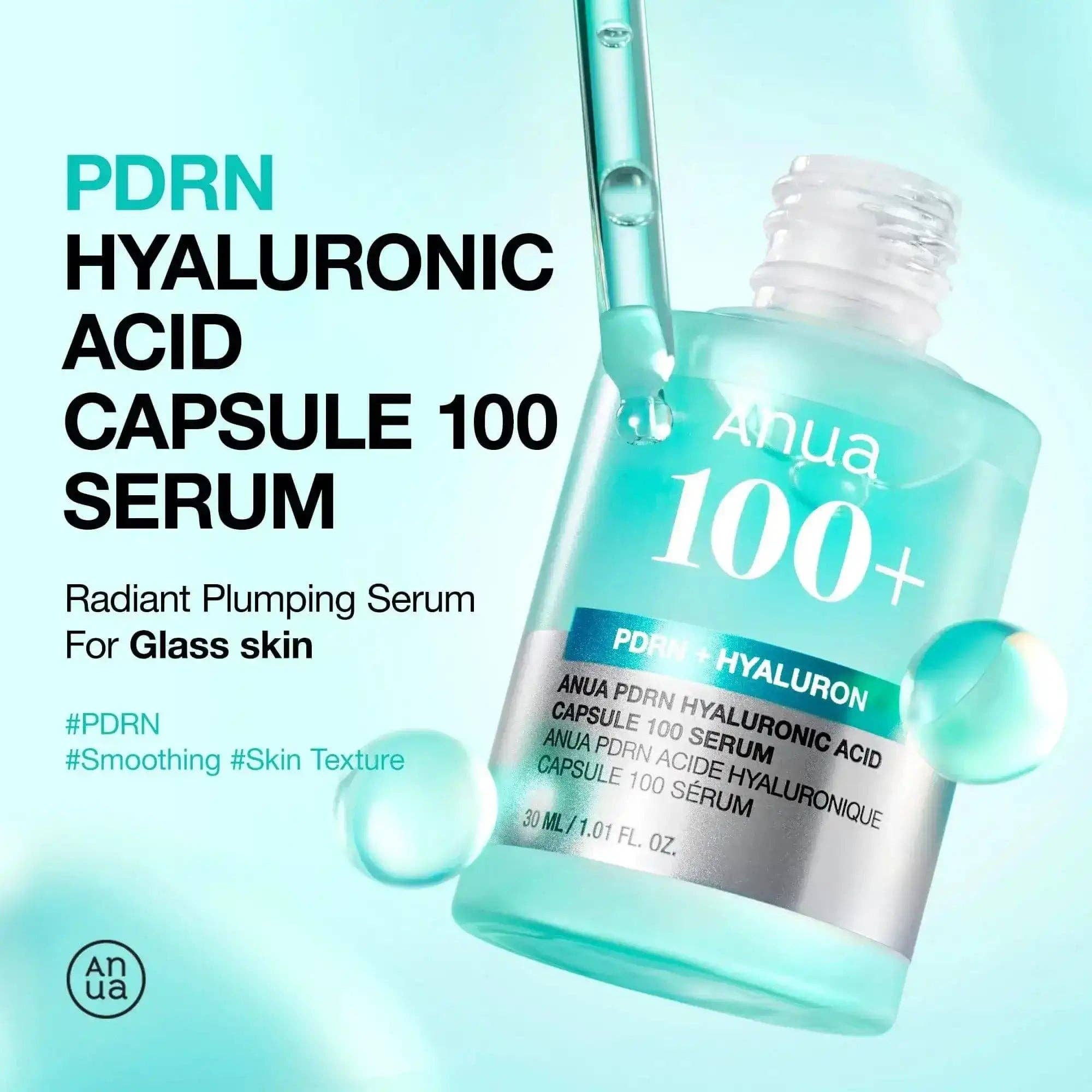 SKEEN - Wholesale Facial Serum/Concentrate - ANUA PDRN Hyaluronic Acid Capsule 100 Serum 30ml4