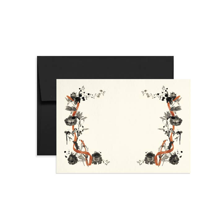 Notes d'encre florale pour la vente par Open Sea