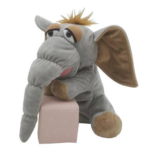Elephant (mammoth) hand puppet 25 cm. for wholesale by Magni ApS