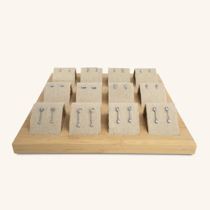 Confezione piercing in acciaio chirurgico con espositore per la vendita all'ingrosso da parte di Bélizé Bijoux