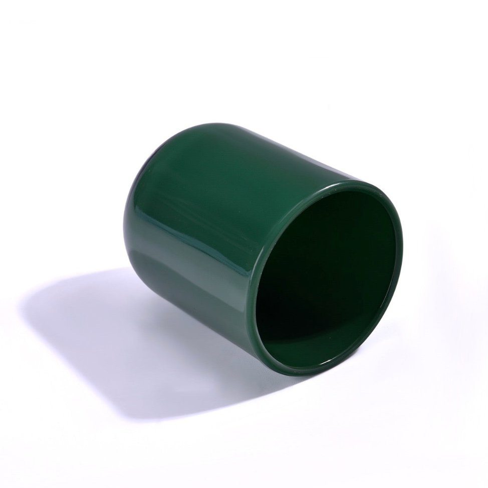 Hive and Honey Candle Supply - Wholesale Candle Holder - 2.5oz Glossy Green Candle Jar1