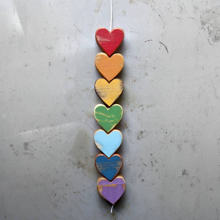 Rainbow Heartstrings for wholesale by Dennehey Design