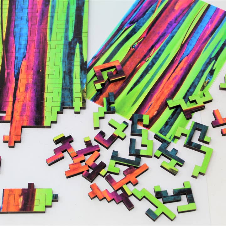 Rainbow Eucalyptus Jigsaw Puzzle - 173 Pieces for wholesale by Bewilderness