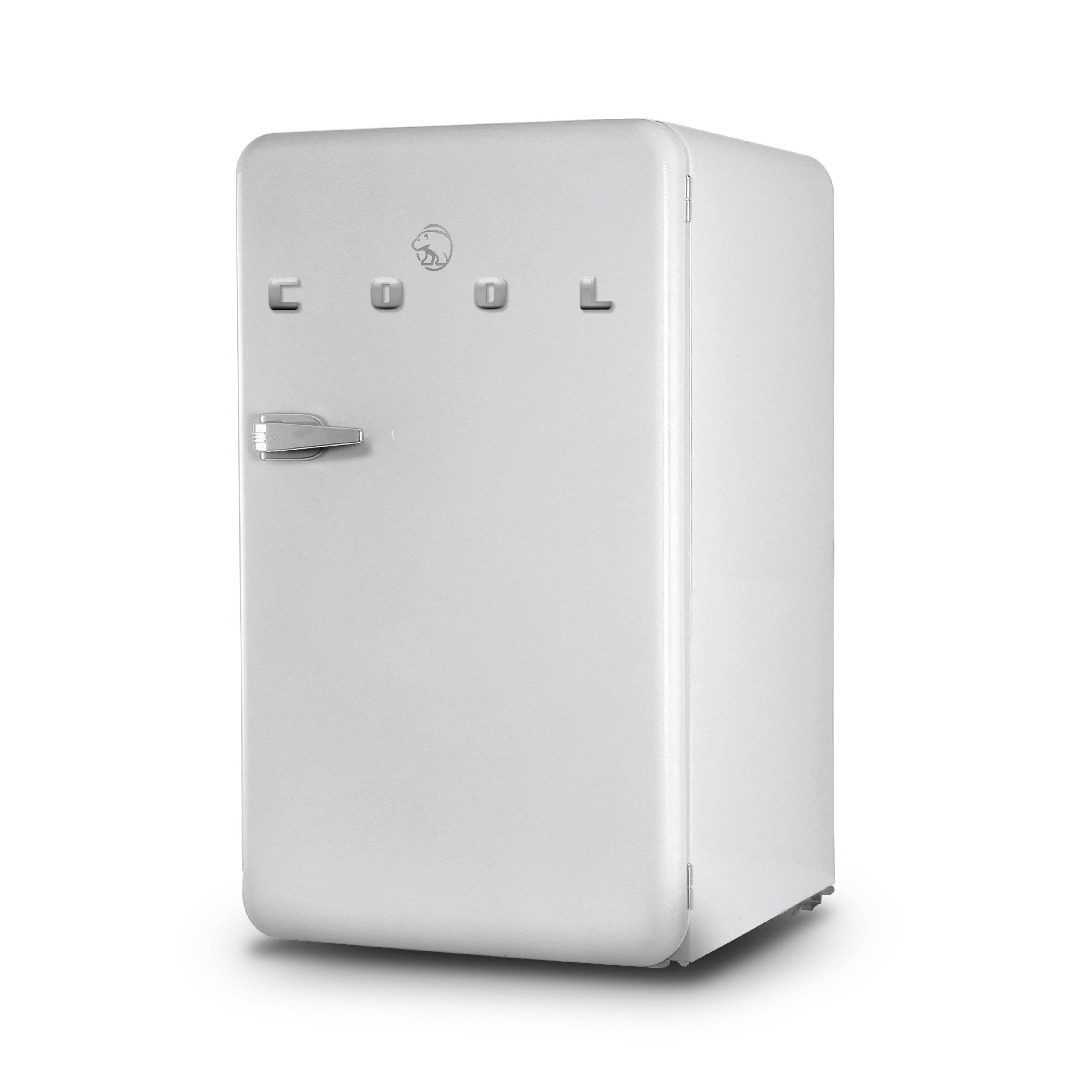 Equity Brands - Wholesale Portable/Mini Fridge - Commercial Cool Retro Refrigerator 3.2 Cu. Ft., White