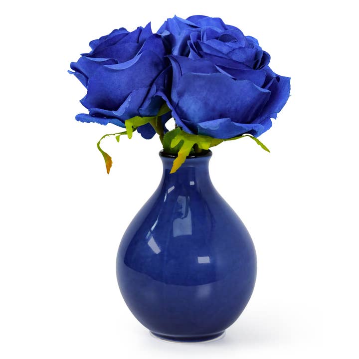 REMOVED BRAND – wholesale Vas – Dopamine Decor x Poole Pottery Blå Keramisk Vas1