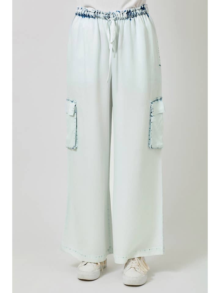 Mystree - Wholesale Pants - Women's - 60938 Tencel Wide Leg Cargo Pants6