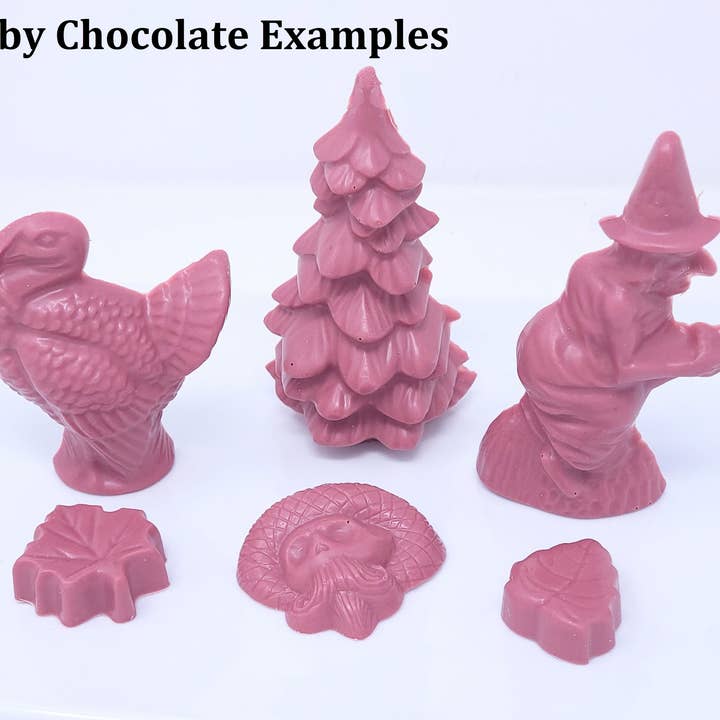 Wild Angel Treats, LLC - Wholesale Chocolate - Thanksgiving Turkey Solid Chocolate option Gold Dust or Ruby