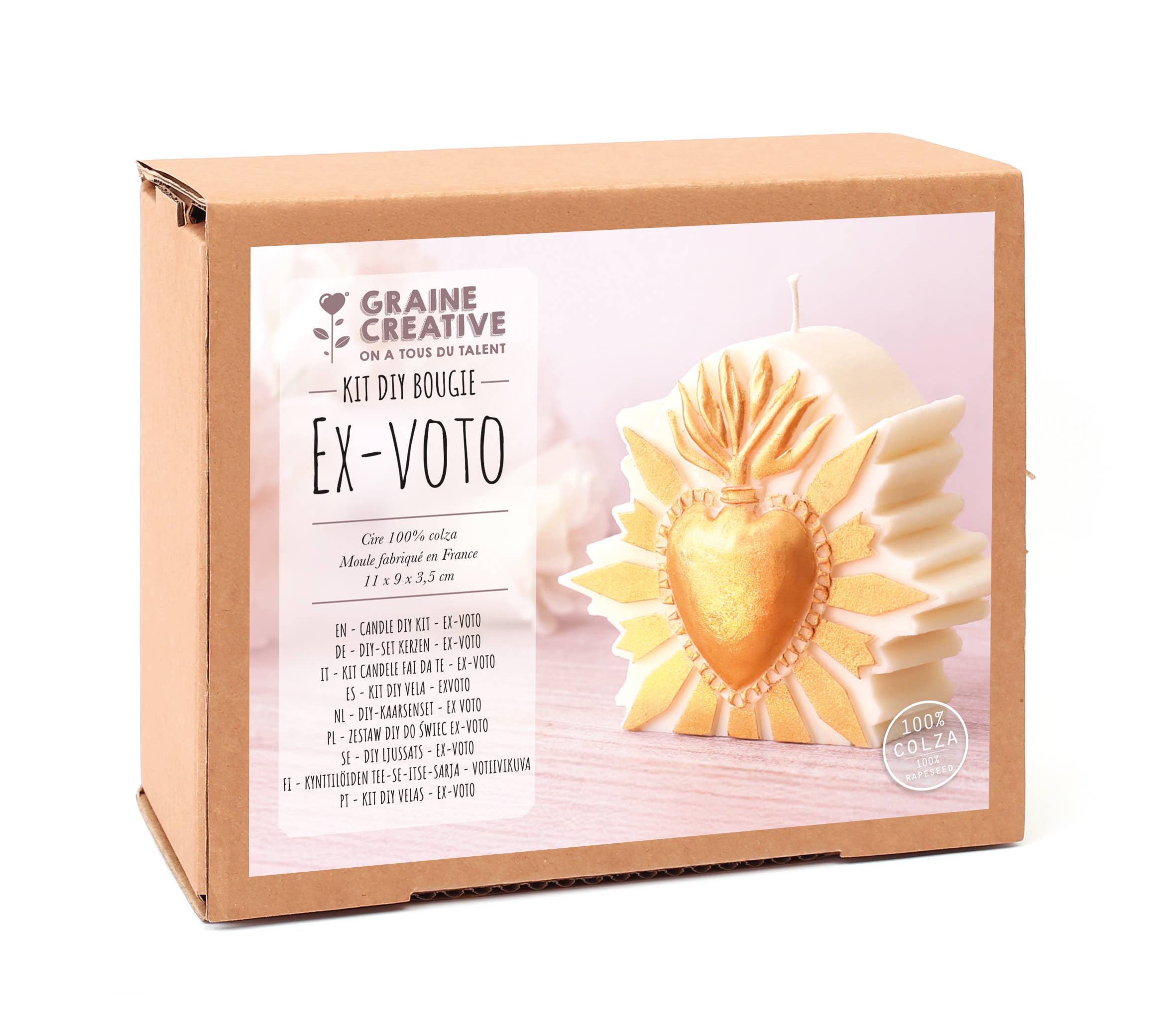 Graine Créative – wholesale DIY-pysselkit – EX VOTO-ljuskit1