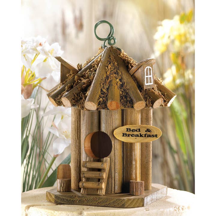 Zingz Home - Wholesale Bird House - Bed and Breakfast Birdhouse1