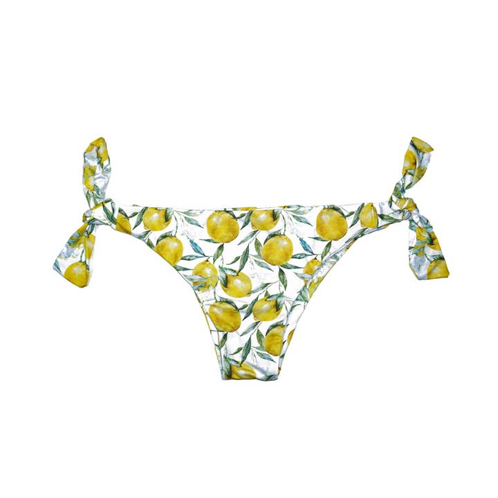 Citron Side Loop Bikini botten tryck citron för wholesale på Faire