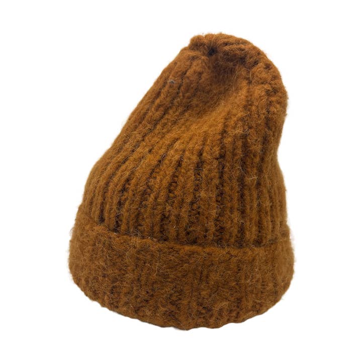 Bonnet en Alpaga Rust pour la vente par Hampui Hats