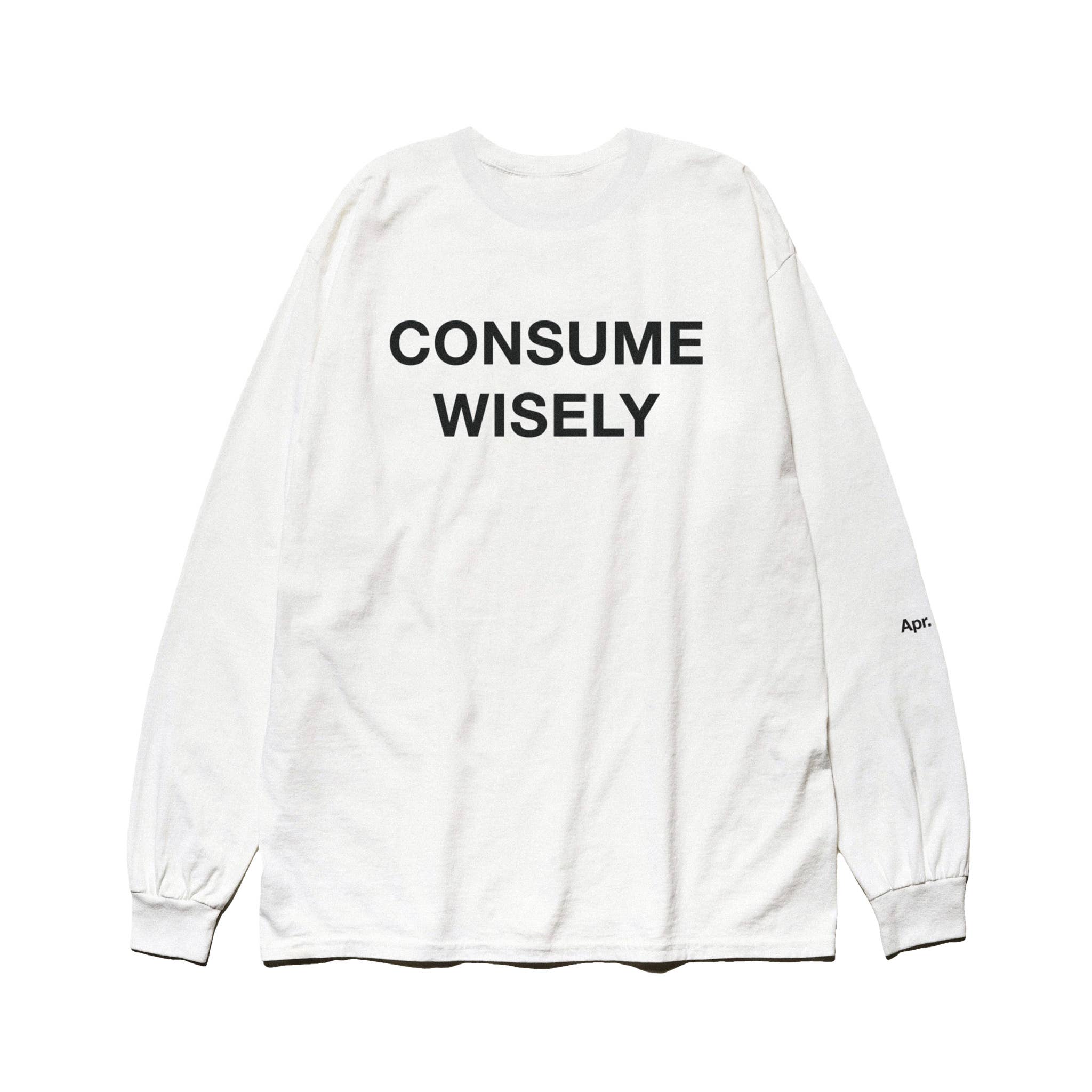 YES FUTURE - Wholesale Screen Printed T-Shirt - Unisex - CONSUME WISELY T-shirt