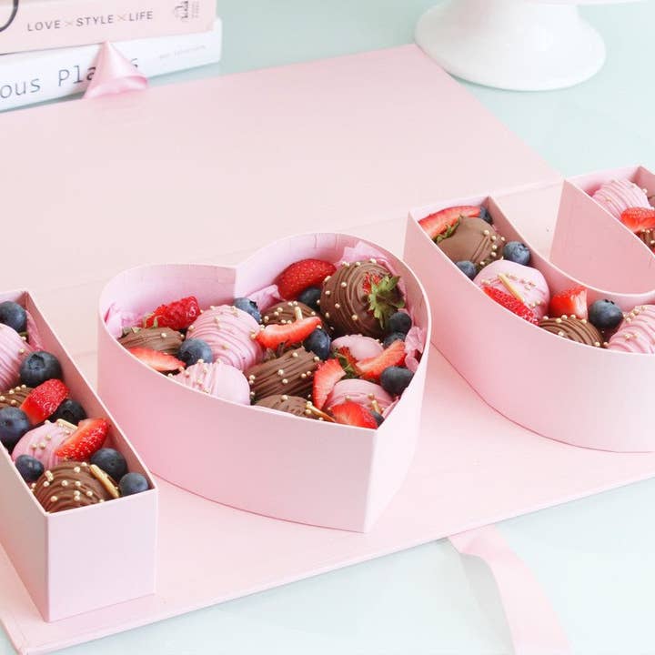 Elegant Design Supply - Vente Coffrets cadeaux - Boîte en forme de cœur à remplir "Je t'aime" avec ruban9