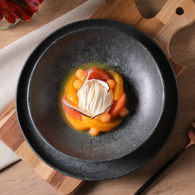 Porto Brasil – Prato por atacado – Prato de Jantar Bio Stoneware Chromium, 10,8"1