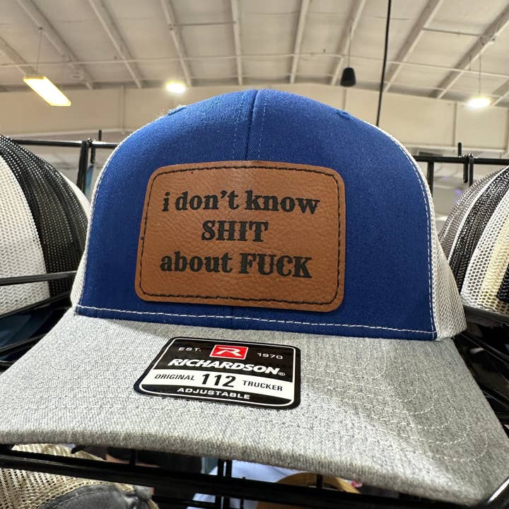Designed To Flaunt - Wholesale Trucker Hat - Men's - I Don't Know "S" About "F" Men's Richardson 112 Trucker Hat8