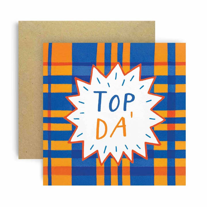 Huxters – wholesale Everyday greeting card – Pure Braw Top Da Irn Bru Scotland Greetings Card 0
