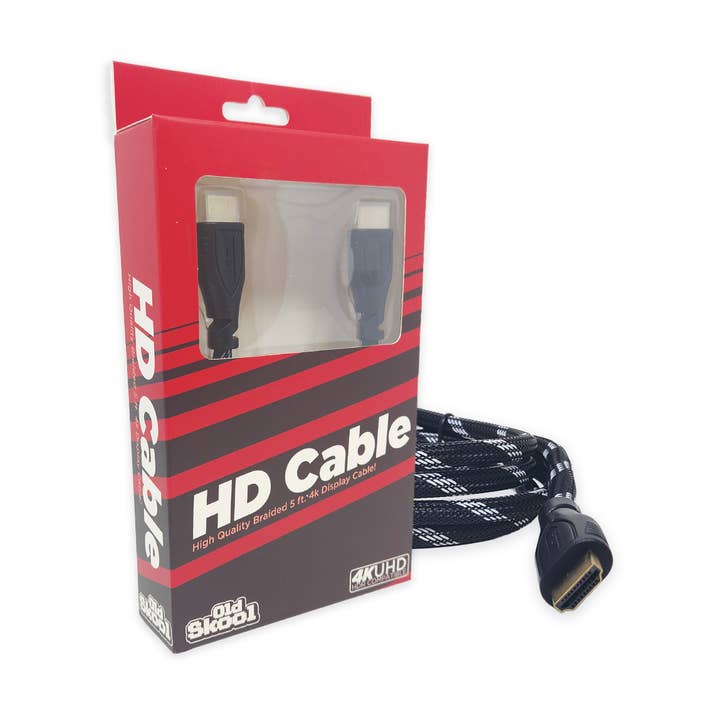 Old Skool - Wholesale Charging cable - Braided 4k HDMI Cable (6ft)0
