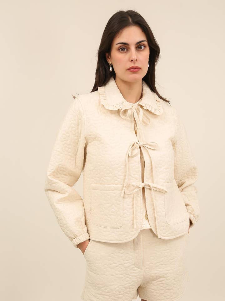 32167 QUILTED JACKET for wholesale by Daphnea