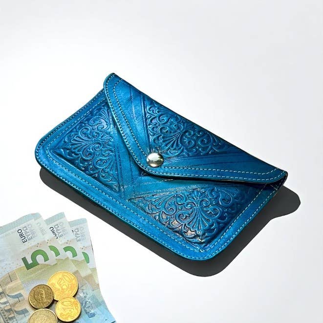 HandmadeBestSeller – wholesale Wallet – Women's – Handmade Moroccan Embossed Leather Walle3