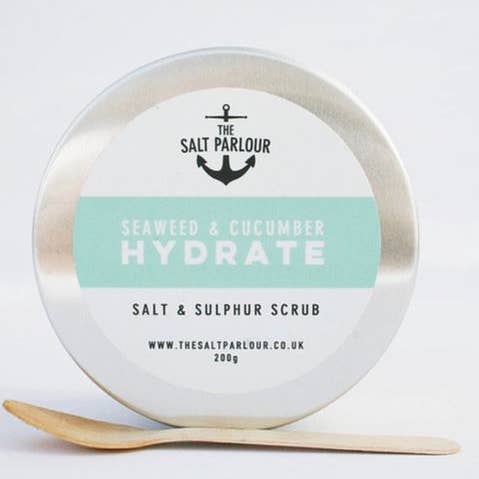 Gommage hydraté aux algues et concombres pour la vente par The Salt Parlour