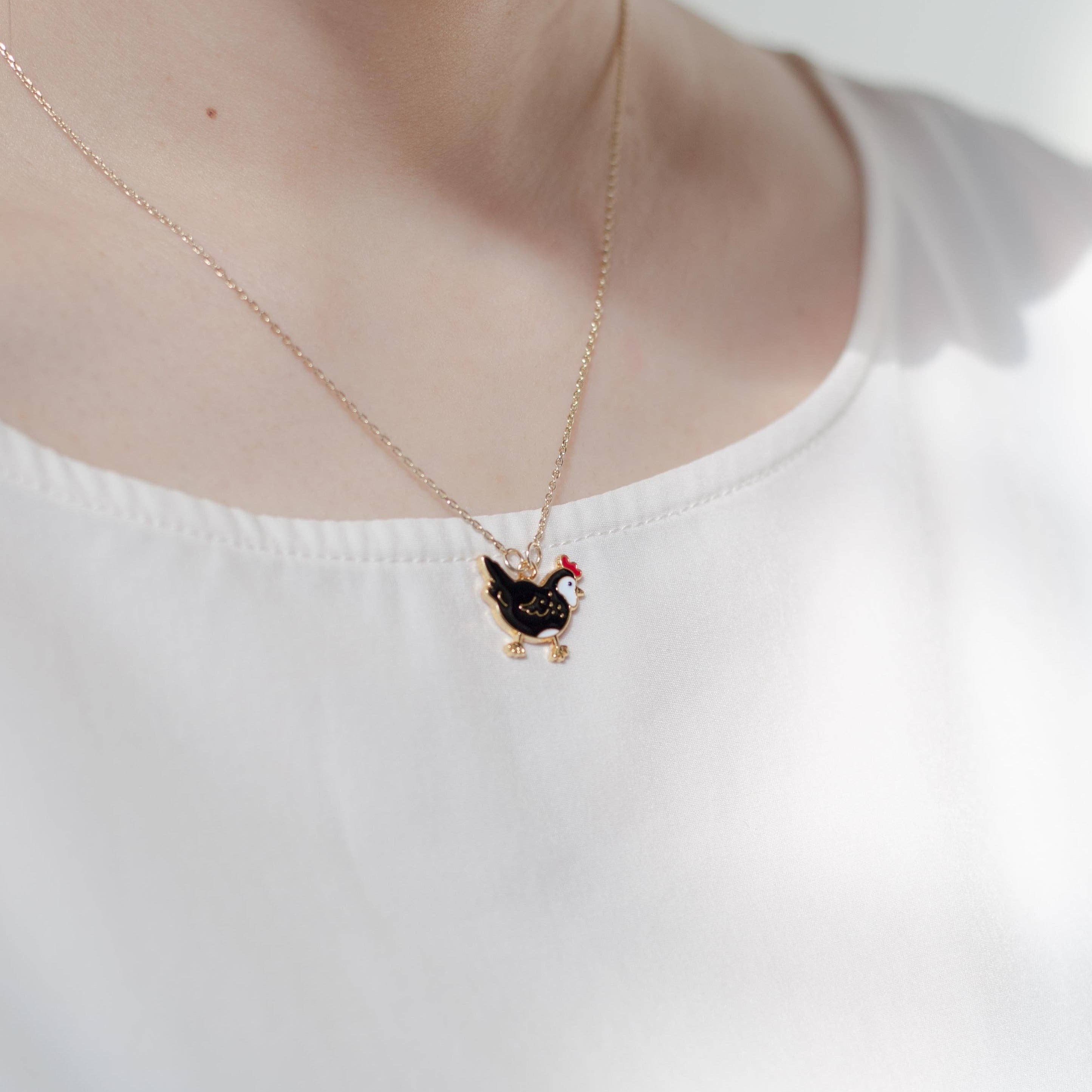 Miss Modi - Wholesale Jewelry Set - Farm Chicken Enamel Earrings/ Bracelet/ Necklace3